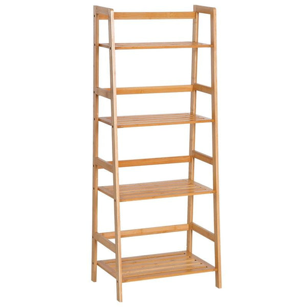 Four-Tier Bamboo Shelving Unit