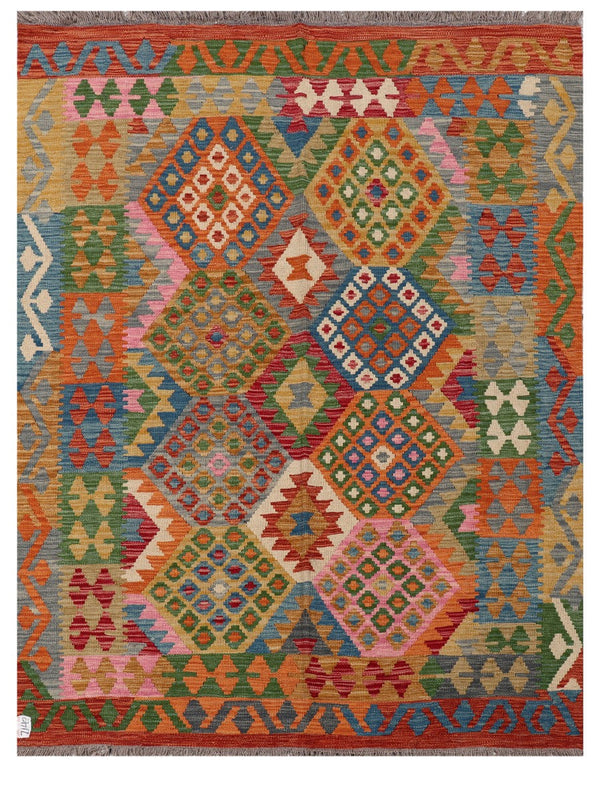 Maimana Afghanistan Kilim Rug - 200 x152 cm