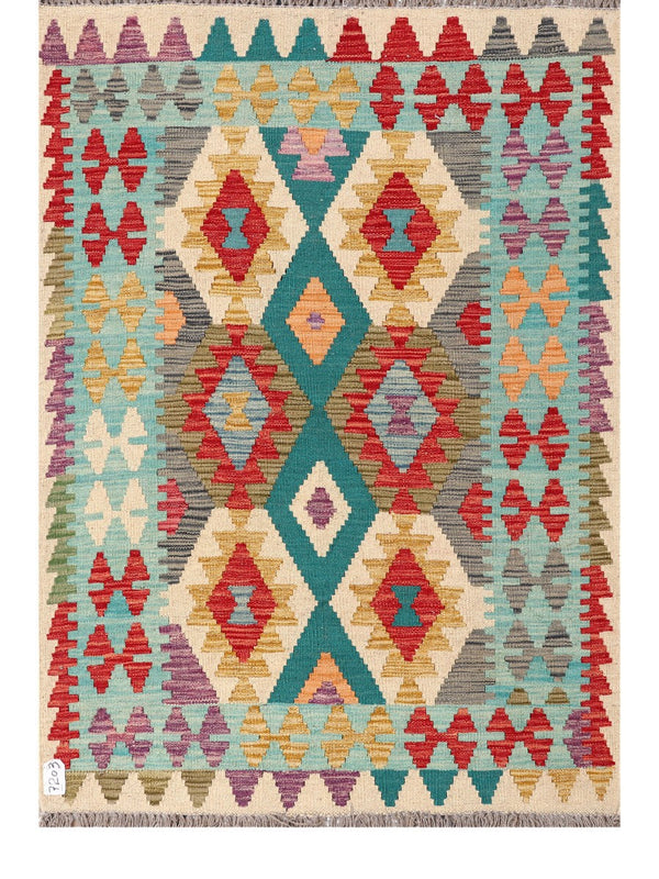 Maimana Afghanistan Kilim Rug - 153 x107 cm