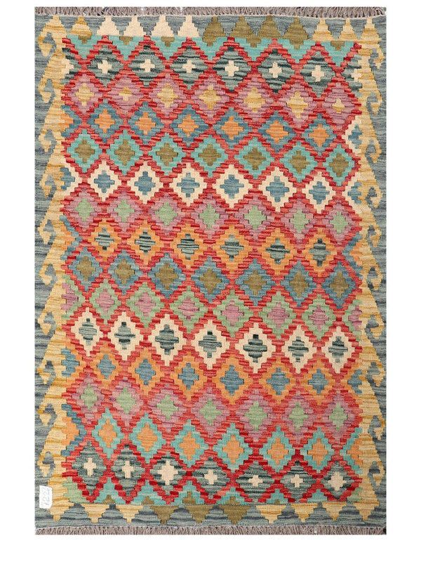 Maimana Afghanistan Kilim Rug - 150 x103 cm