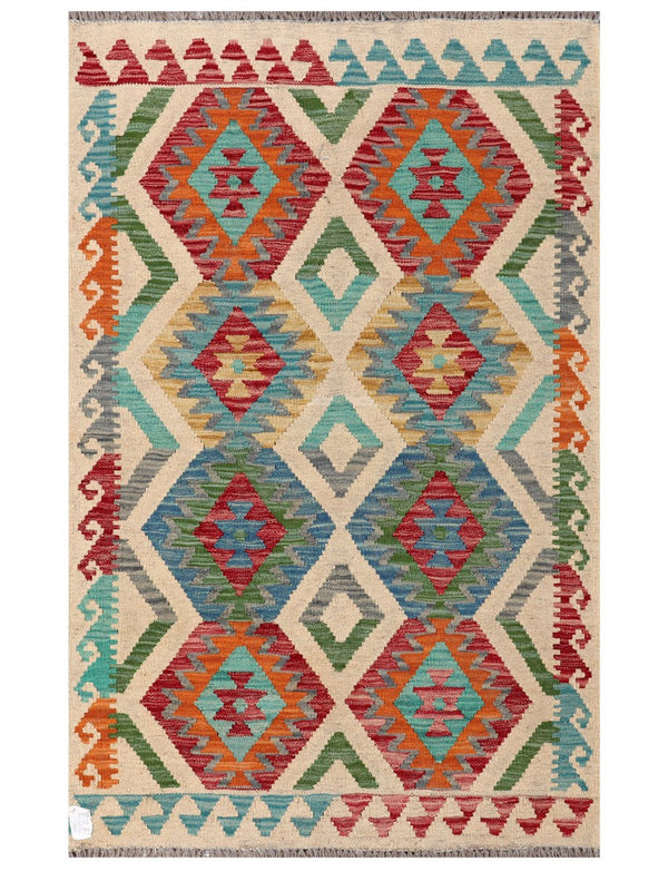 Maimana Afghanistan Kilim Rug - 149 x93 cm