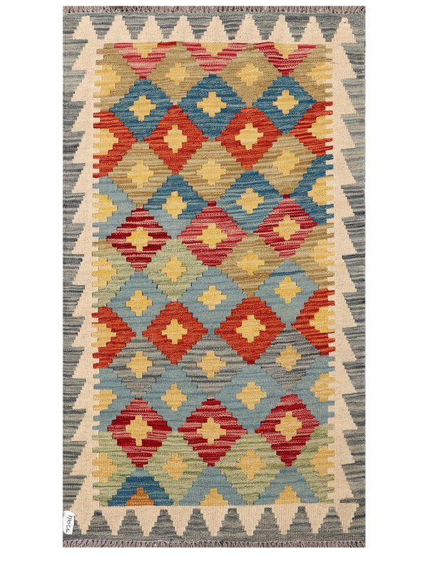 Maimana Afghanistan Kilim Rug - 152 x85 cm