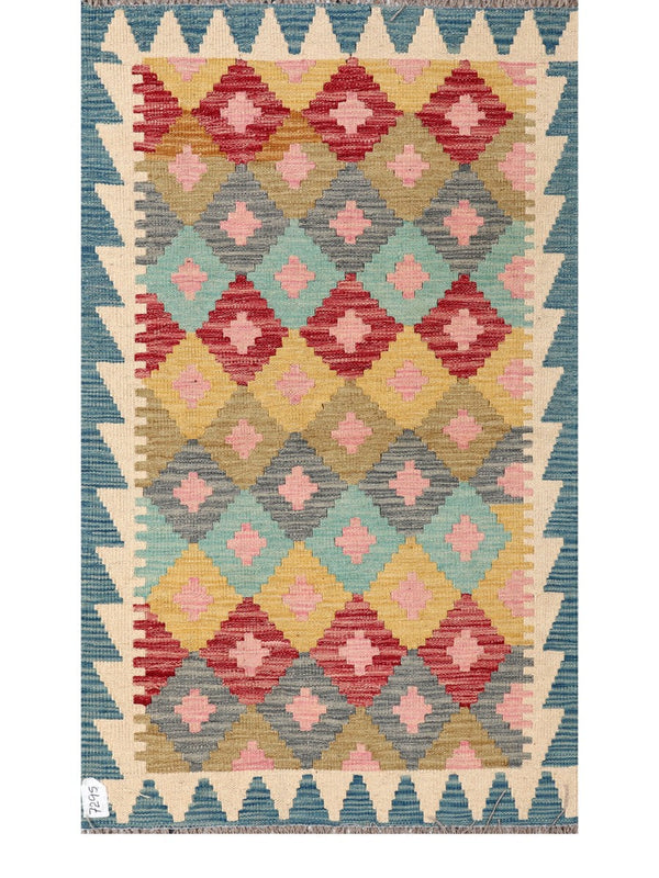 Maimana Afghanistan Kilim Rug - 148 x89 cm