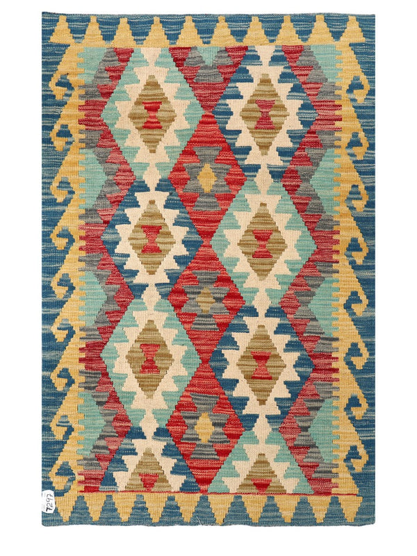 Maimana Afghanistan Kilim Rug - 146 x93 cm