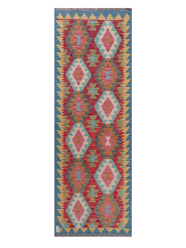 Maimana Afghanistan Kilim Runner - 239 x 81 cm