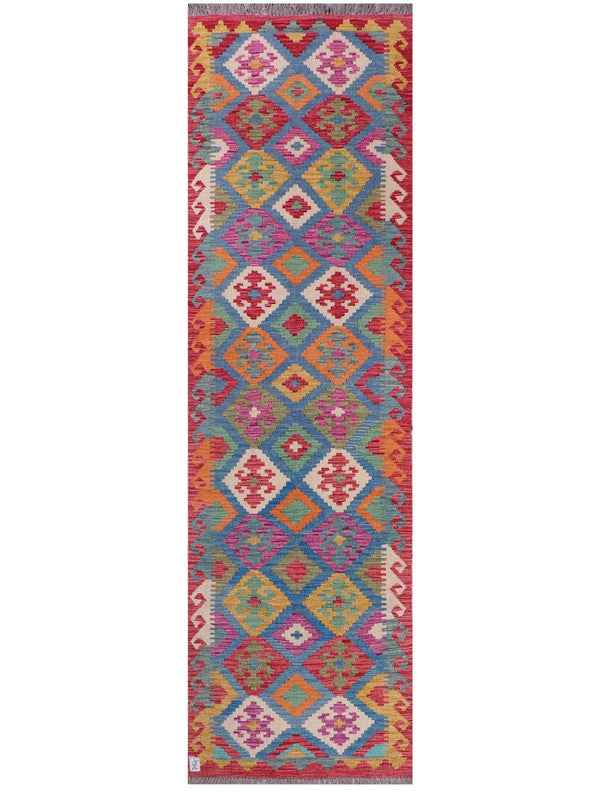 Maimana Afghanistan Kilim Runner - 288 x 83 cm