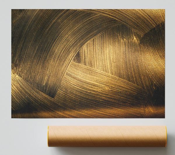 Gold Bold Strokes Giclee Print