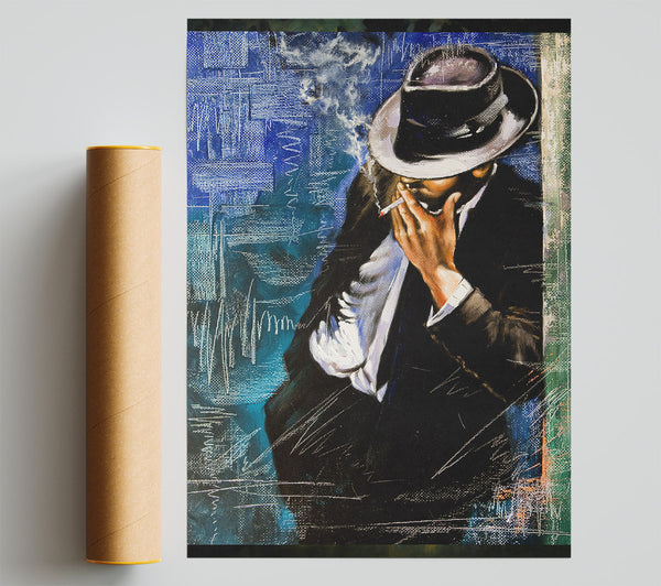 Man Smoking Giclee Print