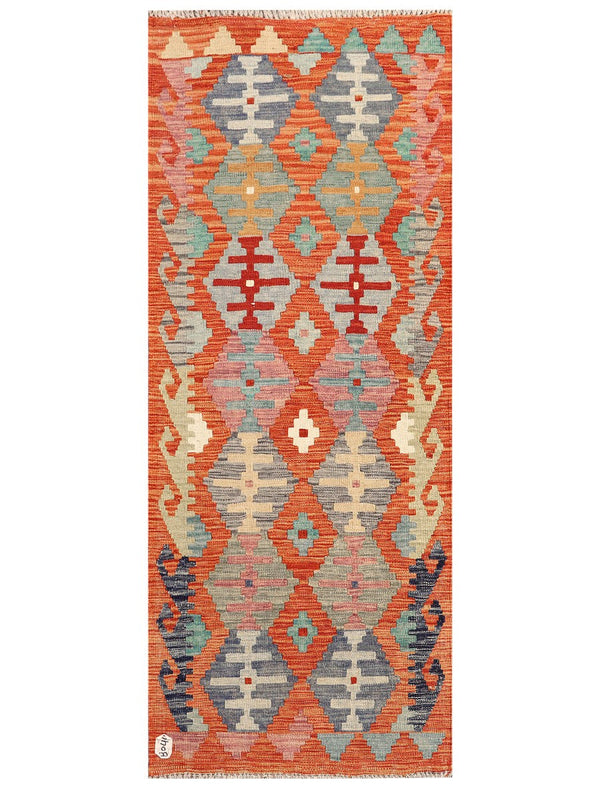 Maimana Afghanistan Kilim Rug - 192 x78 cm