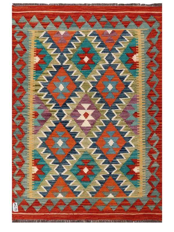 Maimana Afghanistan Kilim Rug - 149 x102 cm