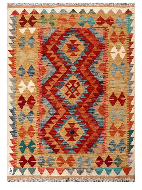 Maimana Afghanistan Kilim Rug - 155 x111 cm