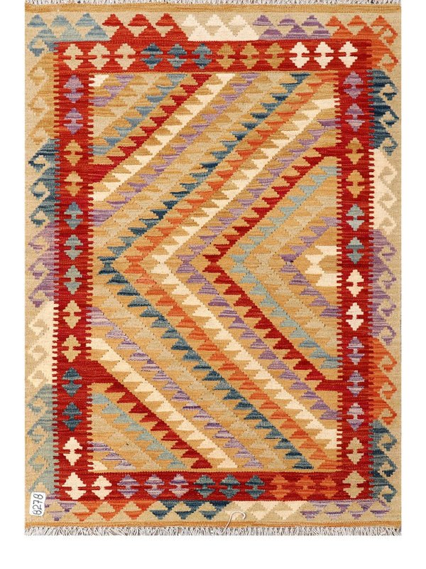 Maimana Afghanistan Kilim Rug - 147 x103 cm