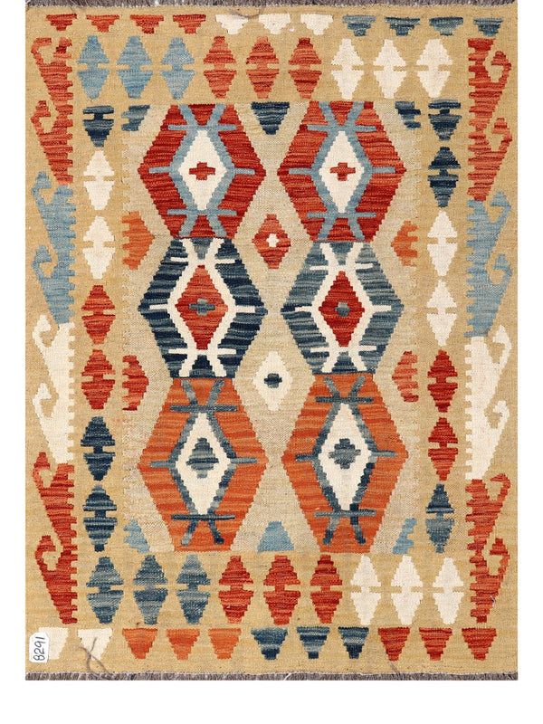 Maimana Afghanistan Kilim Rug - 143 x103 cm