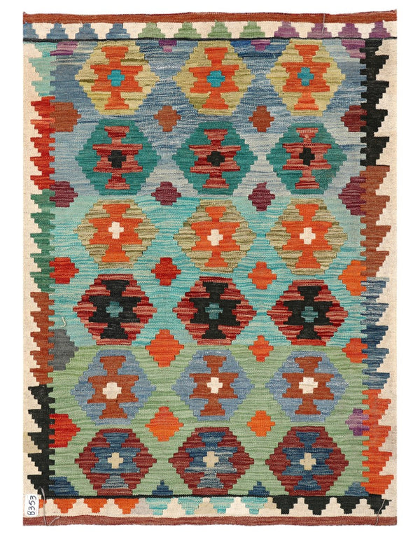Maimana Afghanistan Kilim Rug - 147 x105 cm