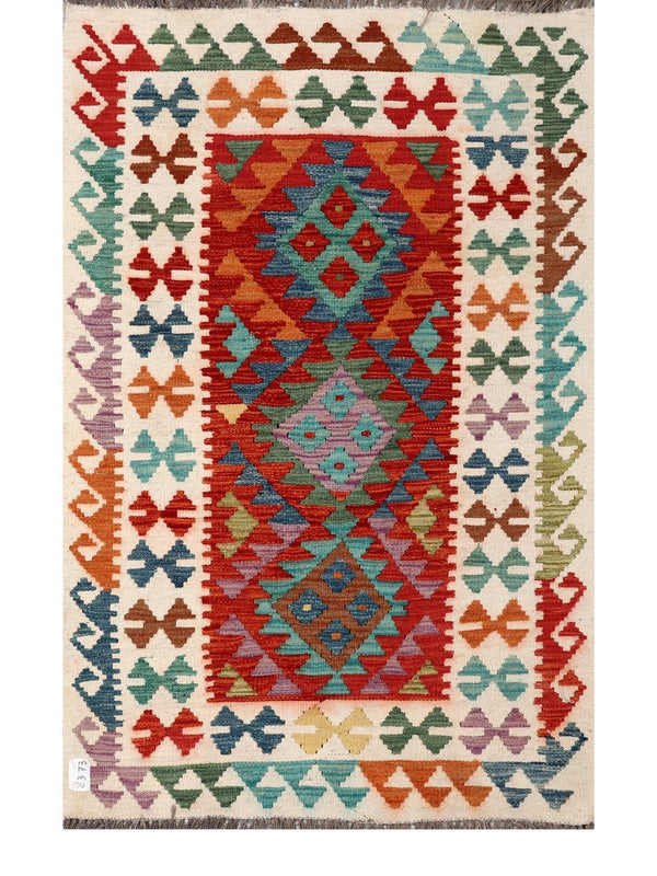Maimana Afghanistan Kilim Rug - 152 x97 cm