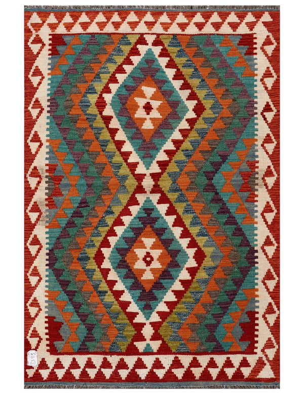 Maimana Afghanistan Kilim Rug - 150 x103 cm