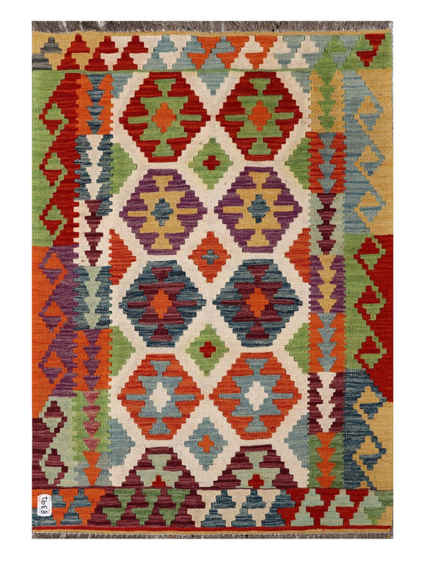 Maimana Afghanistan Kilim Rug - 146 x102 cm