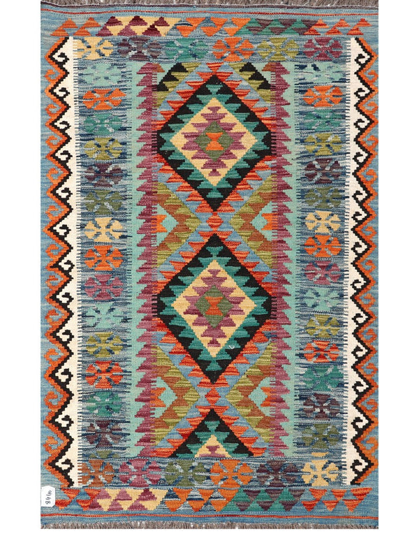 Maimana Afghanistan Kilim Rug - 154 x98 cm