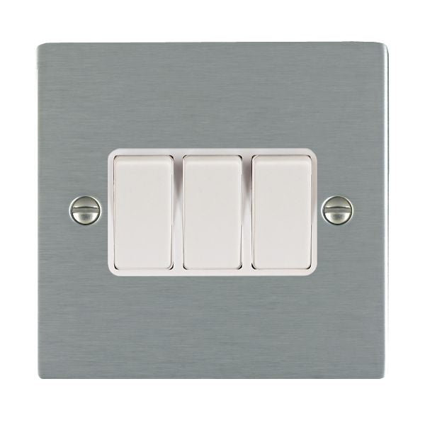 Hamilton 84R23WH-W - Sher SS 3g 10AX 2 Way Rkr WH/WH