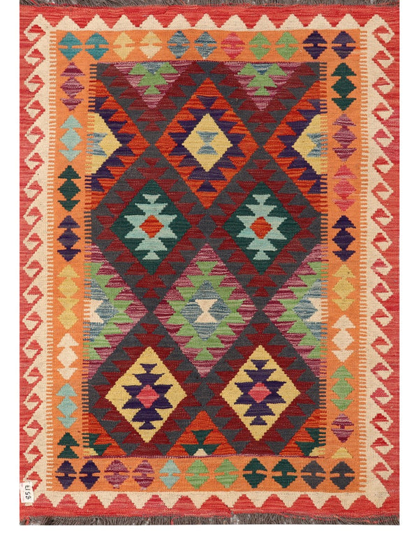 Maimana Afghanistan Kilim Rug - 150 x108 cm