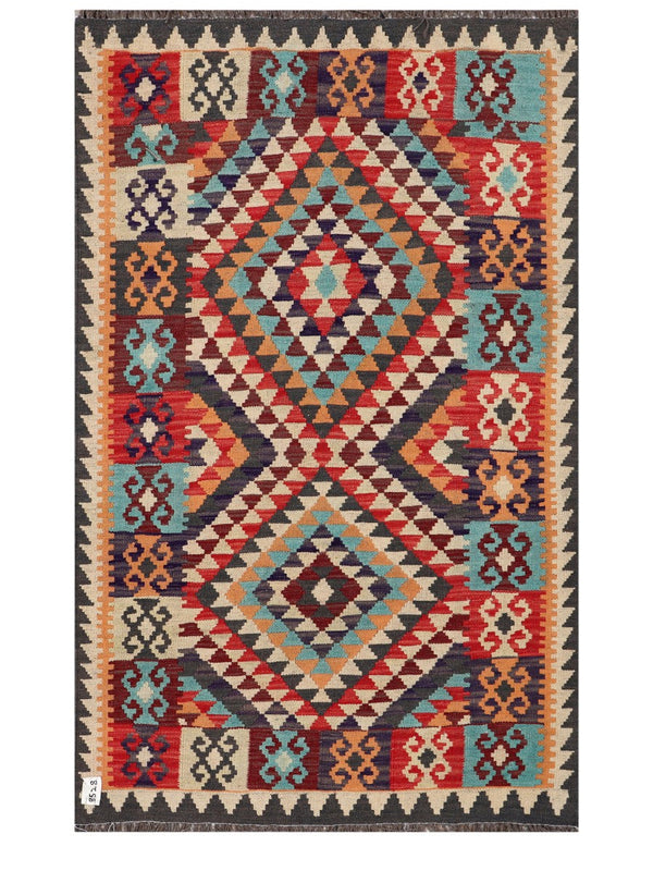 Maimana Afghanistan Kilim Rug - 163 x102 cm