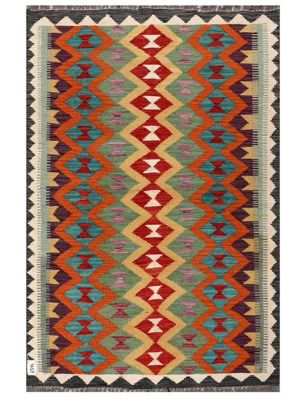 Maimana Afghanistan Kilim Rug - 157 x103 cm