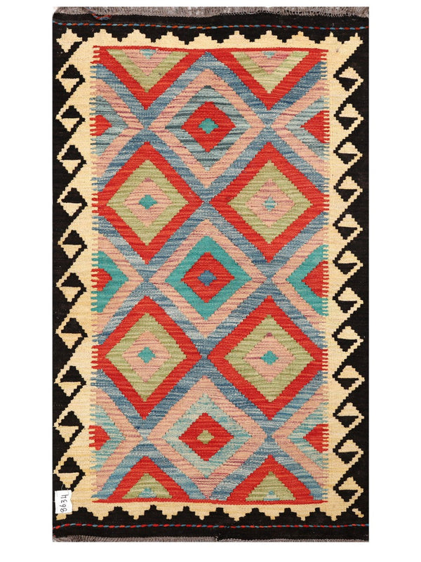 Maimana Afghanistan Kilim Rug - 135 x 80 cm