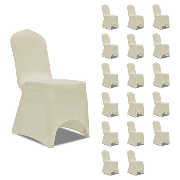 Chair Cover Stretch Cream 18 pcs