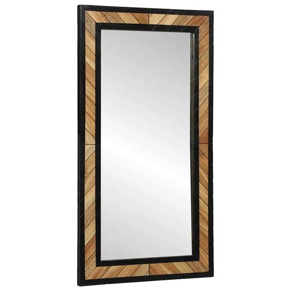 Mirror 90x2x50 cm Solid Wood Acacia