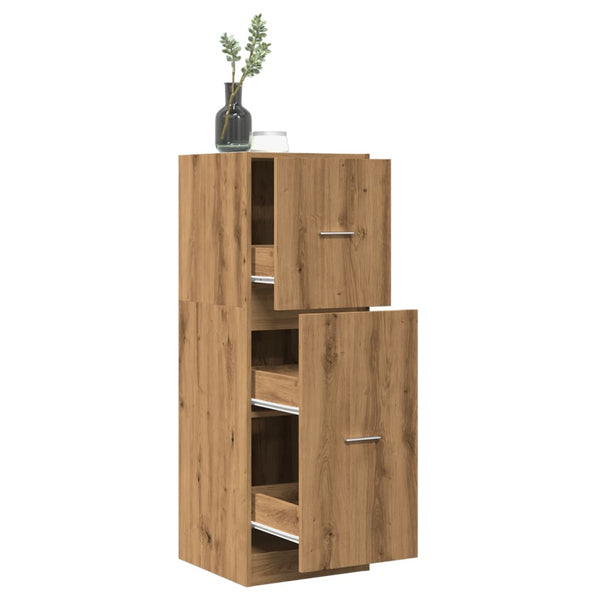 Apothecary Cabinet Artisian Oak 40x41x118 cm Engineered Wood