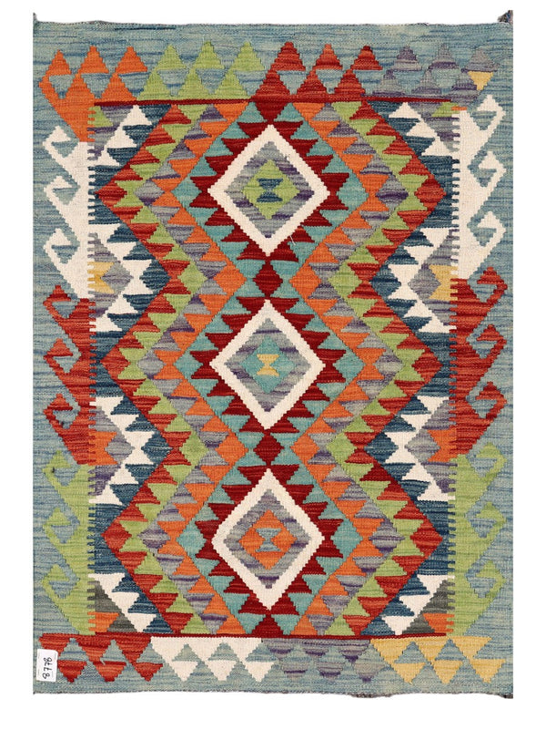 Maimana Afghanistan Kilim Rug - 126 x 88 cm
