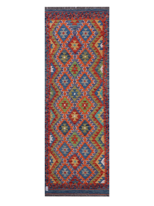 Maimana Afghanistan Kilim Rug - 243 x 83 cm
