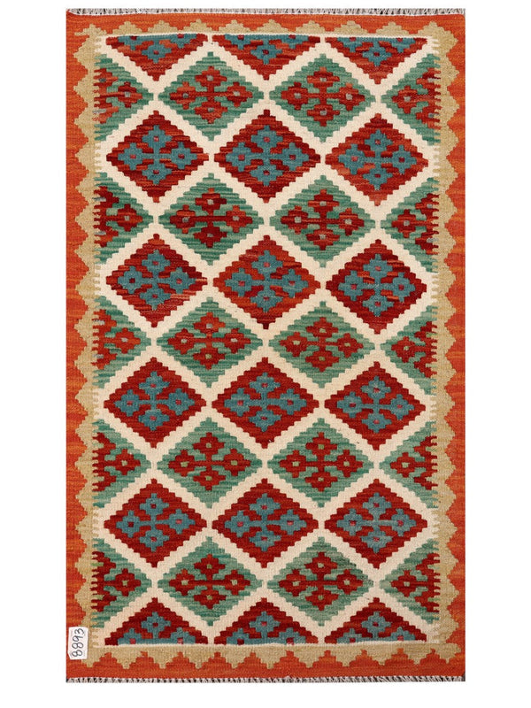 Maimana Afghanistan Kilim Rug - 135 x 80 cm