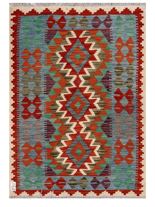 Maimana Afghanistan Kilim Rug - 120 x 84 cm