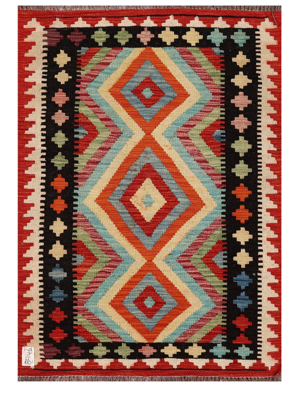 Maimana Afghanistan Kilim Rug - 120 x 84 cm