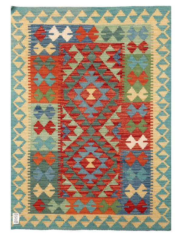 Maimana Afghanistan Kilim Rug - 123 x 86 cm