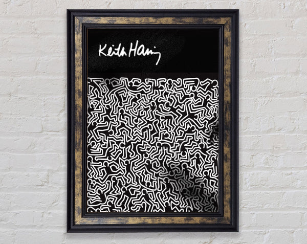 Keith Haring Figures Framed Print