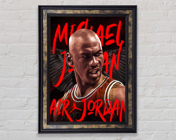 Jordan Basketball Framed Print