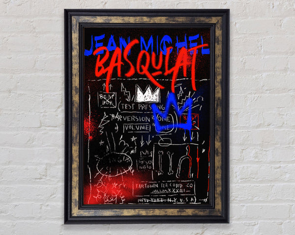 Jean Michel Crown Framed Print