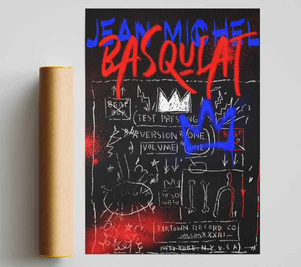 Jean Michel Crown Giclee Print