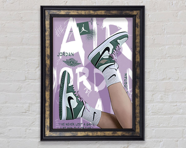 Jordan Trainers Framed Print