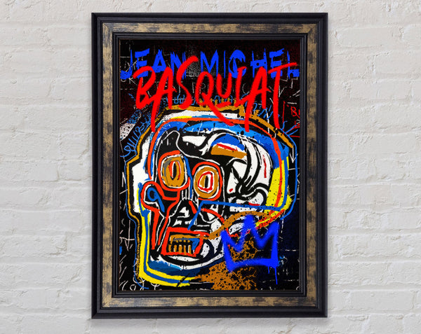 Jean Michel Basquiat Skull Framed Print