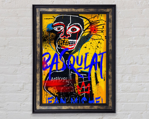 Jean Michel Basquiat Figure Framed Print