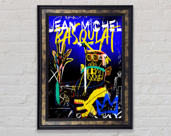 Jean Michel Basquiat Monster Framed Print