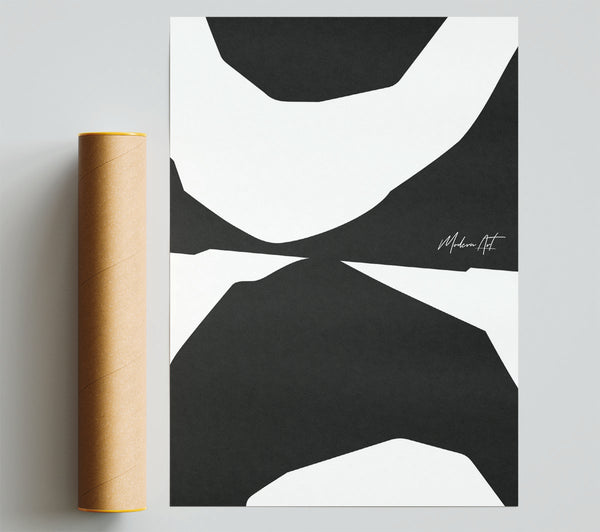 Modern Abstract Shaves Print