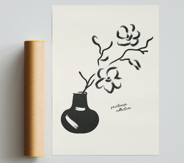 Flower In A Pot Poster