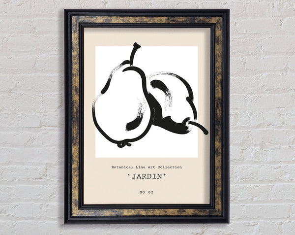 Pears Jardin Framed Print