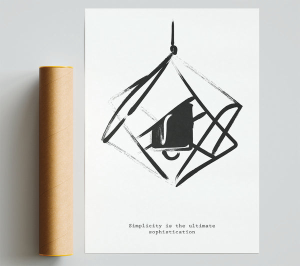 Simplicty Is The Ultimate Sophisication Giclee Print