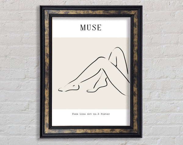 Knees Up Framed Print