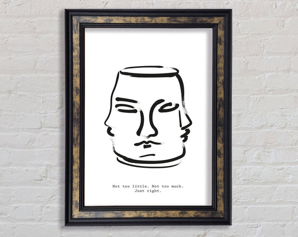 Not Too Little Framed Print